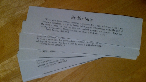 #pdftribute posters cut up